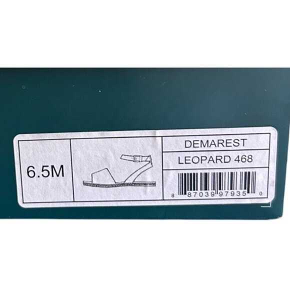 Aerosoles Women's Demarest Leopard Espadrille Sandals Size 6.5 New In Box - Picture 11 of 11